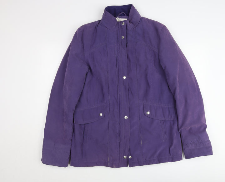 EWM Women's Purple Mid-Length Jacket Size 12