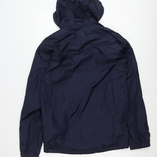 Regatta Men's Blue Hooded Windbreaker Jacket S