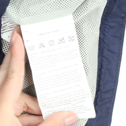 Regatta Men's Blue Hooded Windbreaker Jacket S