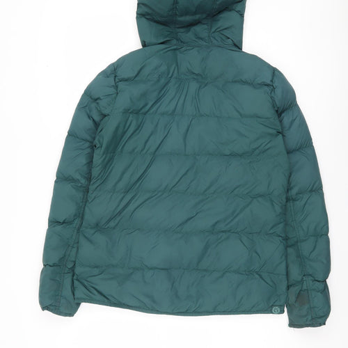 Fat Face Women's Green Puffer Jacket Size 12