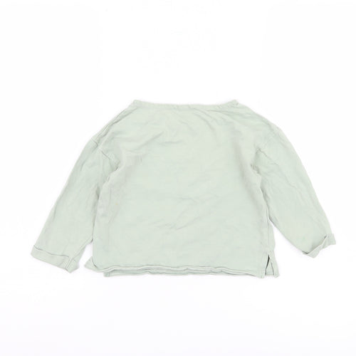 Rose & Wilde Girls Green Embroidered T-Shirt 4 Years