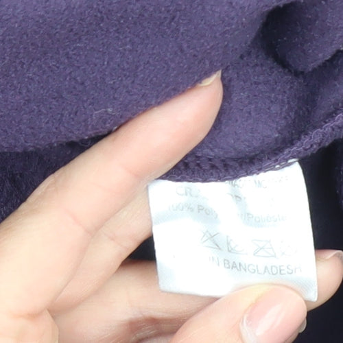 Craghoppers Unisex Purple Pullover Fleece Sweatshirt Size 8