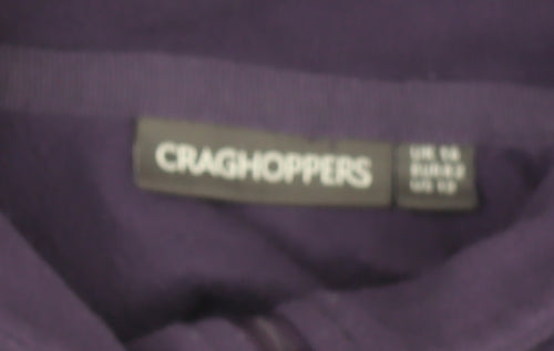 Craghoppers Unisex Purple Pullover Fleece Sweatshirt Size 8