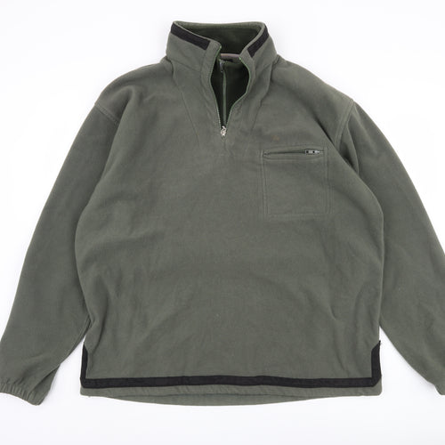 Petroleum Men's Green Pullover Fleece Sweatshirt XL
