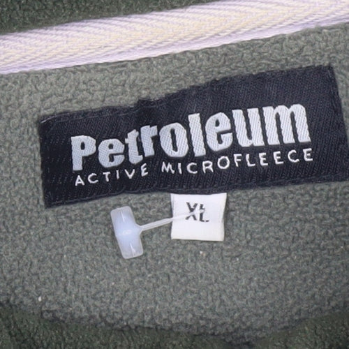 Petroleum Men's Green Pullover Fleece Sweatshirt XL