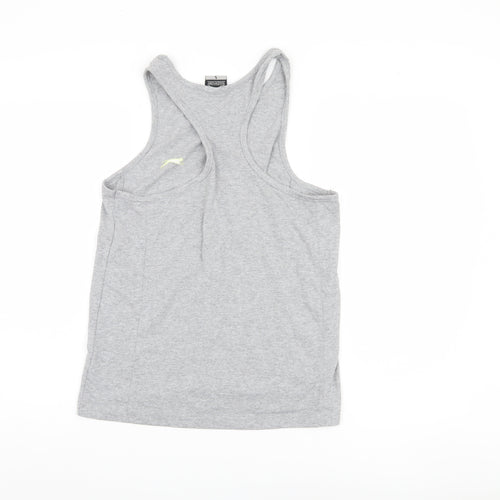 Slazenger Men's Grey Sleeveless T-Shirt - Small, Regular Fit