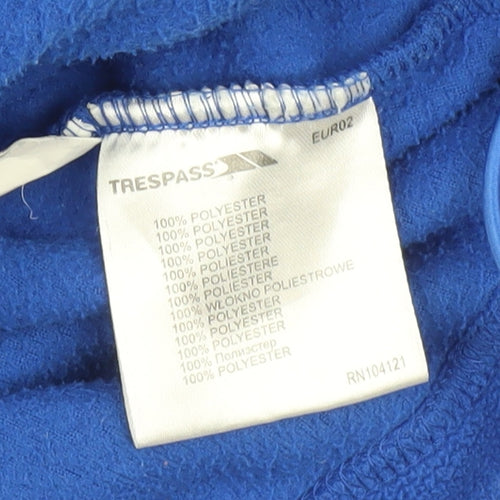 Trespass Women's Blue Fleece Jacket Size 10