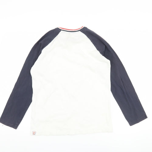 Fat Face Boys Multicoloured Crew Neck Long Sleeve T-Shirt 12-13Y