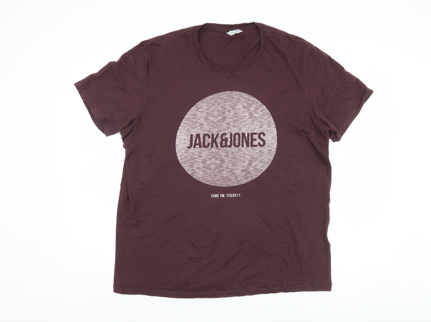 Jack & Jones Men's Brown XL Graphic T-Shirt