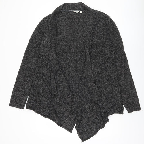 Fat Face Women's Grey Open Front Cardigan Size 18 Acrylic Knit