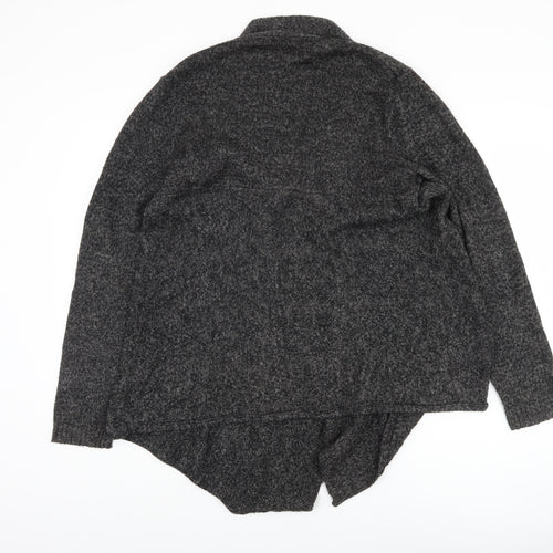Fat Face Women's Grey Open Front Cardigan Size 18 Acrylic Knit