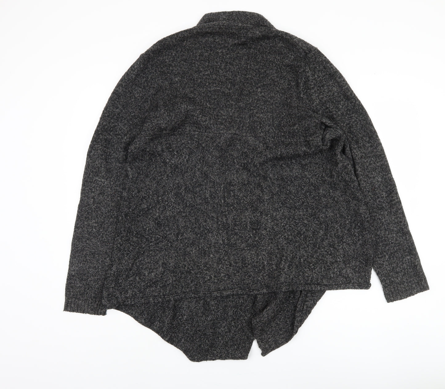 Fat Face Women's Grey Open Front Cardigan Size 18 Acrylic Knit