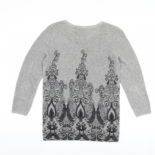 Monsoon Women's Grey Pullover Jumper Size 10