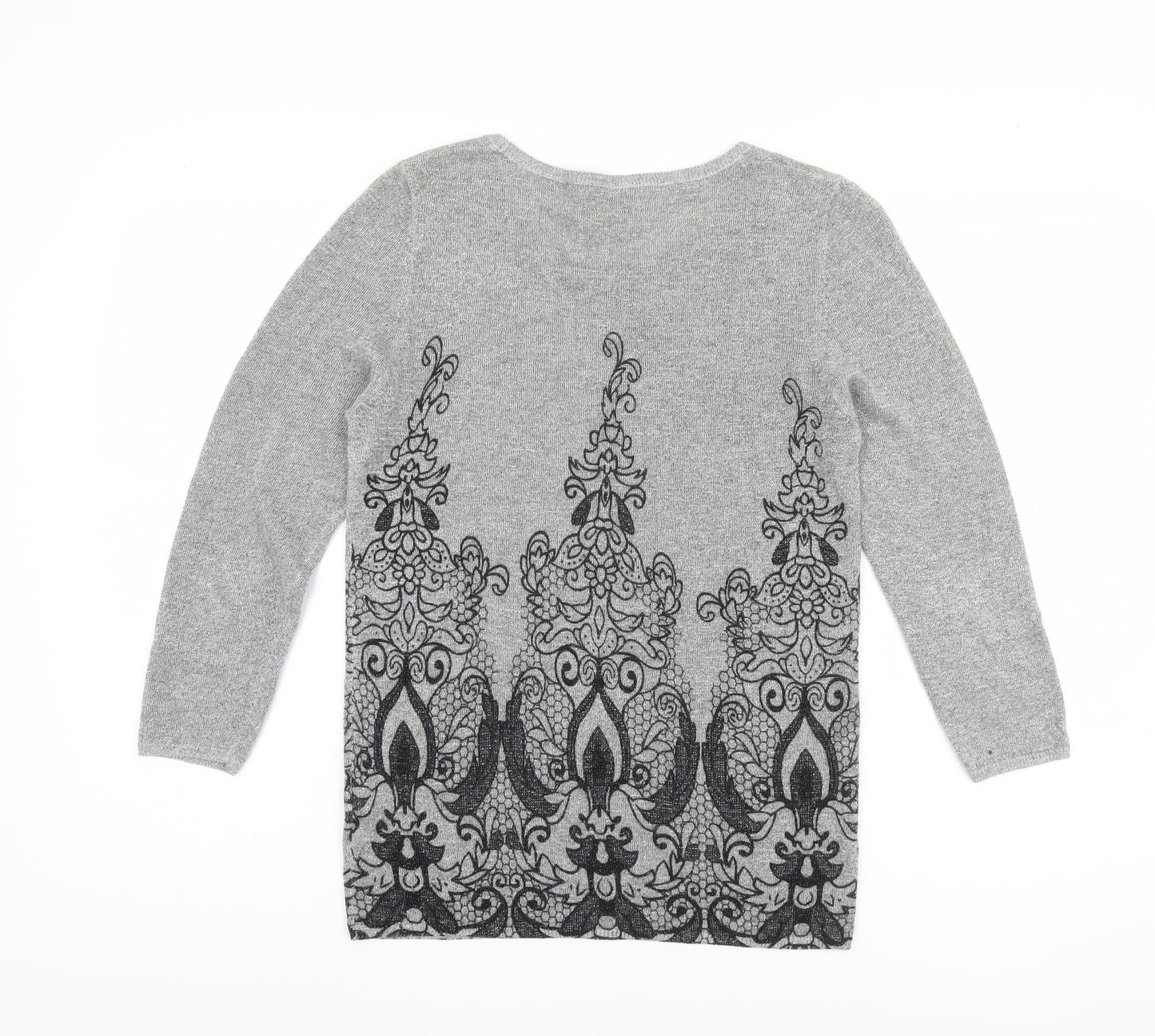 Monsoon Women's Grey Pullover Jumper Size 10