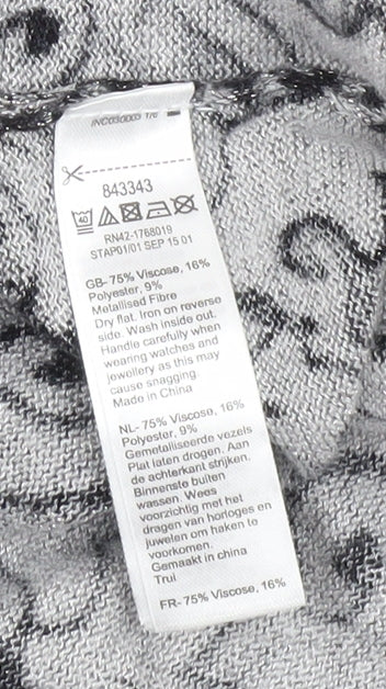 Monsoon Women's Grey Pullover Jumper Size 10