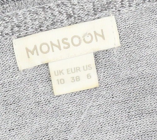 Monsoon Women's Grey Pullover Jumper Size 10