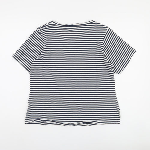 Peter Storm Women's Blue Stripe T-Shirt Size 16