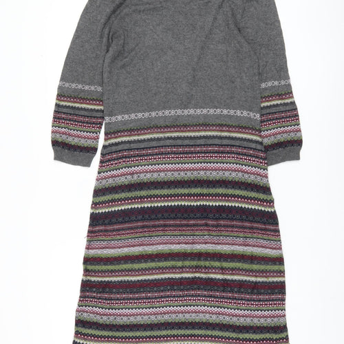 Marks and Spencer Grey Jumper Dress Women Size 10