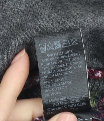 Marks and Spencer Grey Jumper Dress Women Size 10