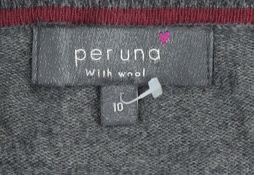 Marks and Spencer Grey Jumper Dress Women Size 10