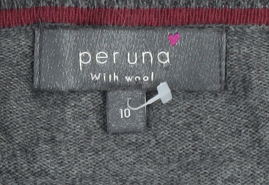 Marks and Spencer Grey Jumper Dress Women Size 10