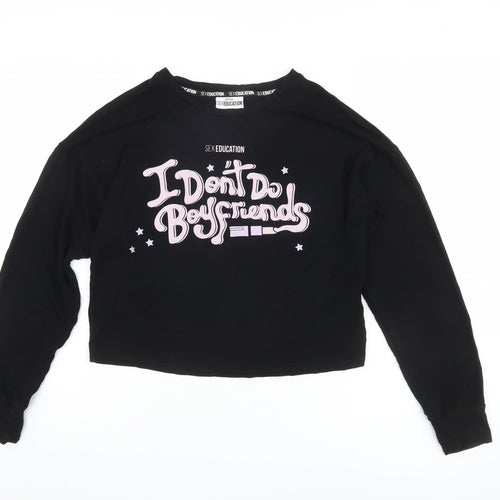 Sex Education Women's Black Long Sleeve Graphic Top XS