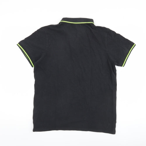 Core by Jack & Jones Men's Black Polo Shirt L