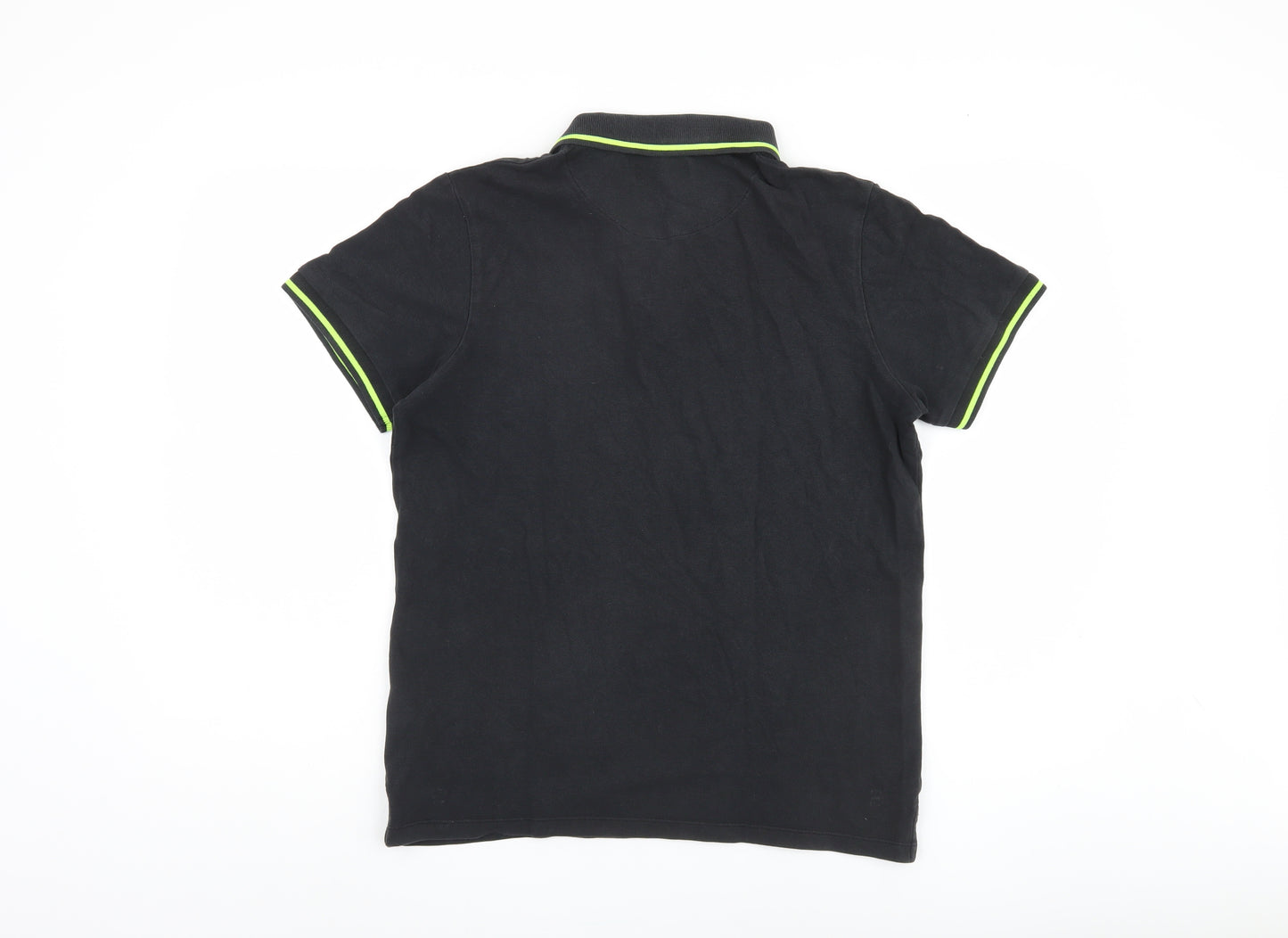 Core by Jack & Jones Men's Black Polo Shirt L