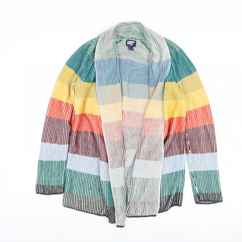 Lands' End Women's Multicoloured Open Front Cardigan S