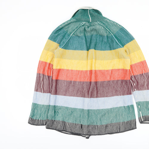 Lands' End Women's Multicoloured Open Front Cardigan S