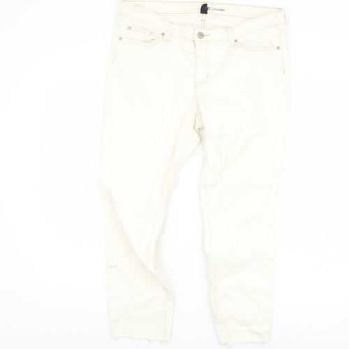 Gap Women's Ivory Jegging Jeans Size 14R