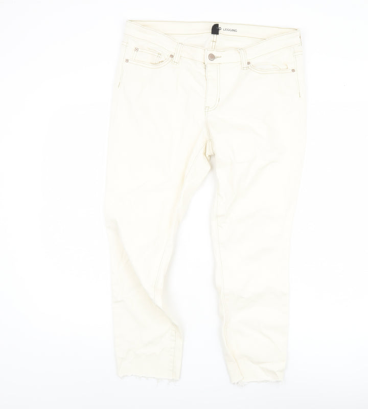 Gap Women's Ivory Jegging Jeans Size 14R