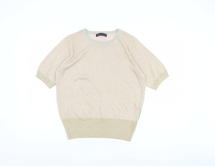 Marks and Spencer Women's Beige Pullover Jumper, M