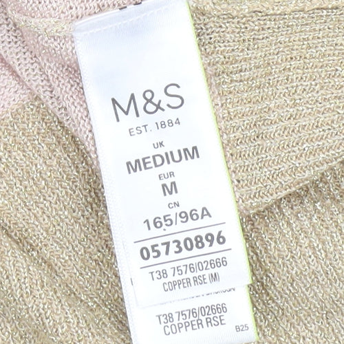 Marks and Spencer Women's Beige Pullover Jumper, M