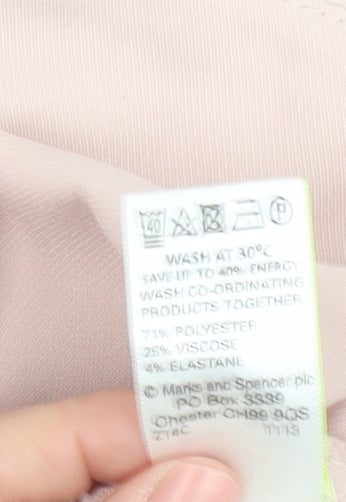 Marks and Spencer Women's Pink Trousers Size 20