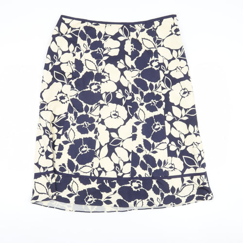 Marks and Spencer Women's A-Line Silk Skirt, Size 14