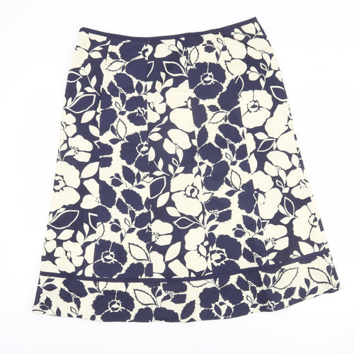 Marks and Spencer Women's A-Line Silk Skirt, Size 14