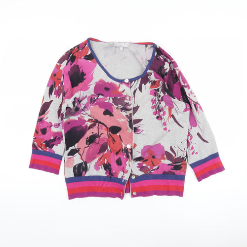 Marks and Spencer Women's Multicoloured Floral Cardigan