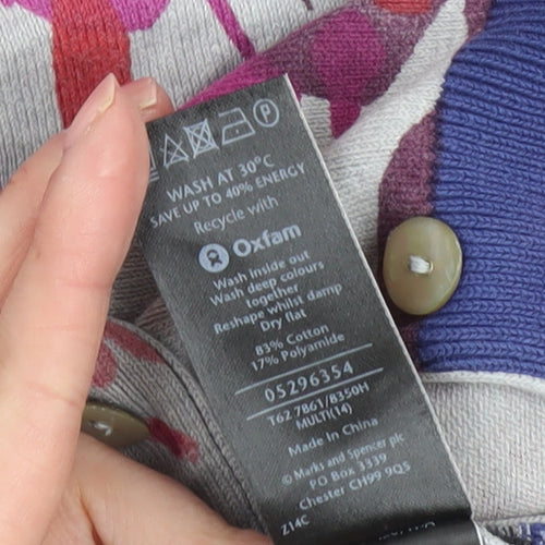 Marks and Spencer Women's Multicoloured Floral Cardigan