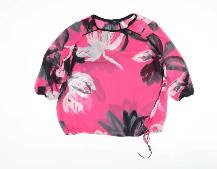 Next Women's Multicoloured Floral Blouse Size 16
