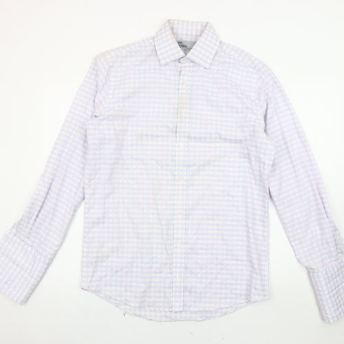 Marks and Spencer Men's Check Long Sleeve Shirt, 39