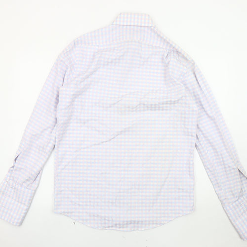 Marks and Spencer Men's Check Long Sleeve Shirt, 39