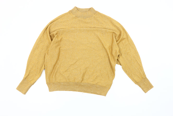 Marks and Spencer Womens Medium Gold Jumper