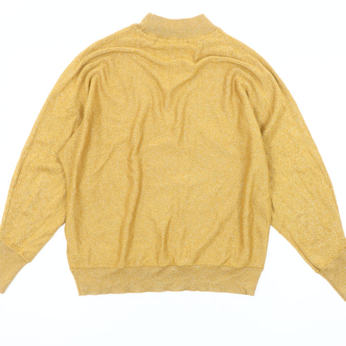 Marks and Spencer Womens Medium Gold Jumper