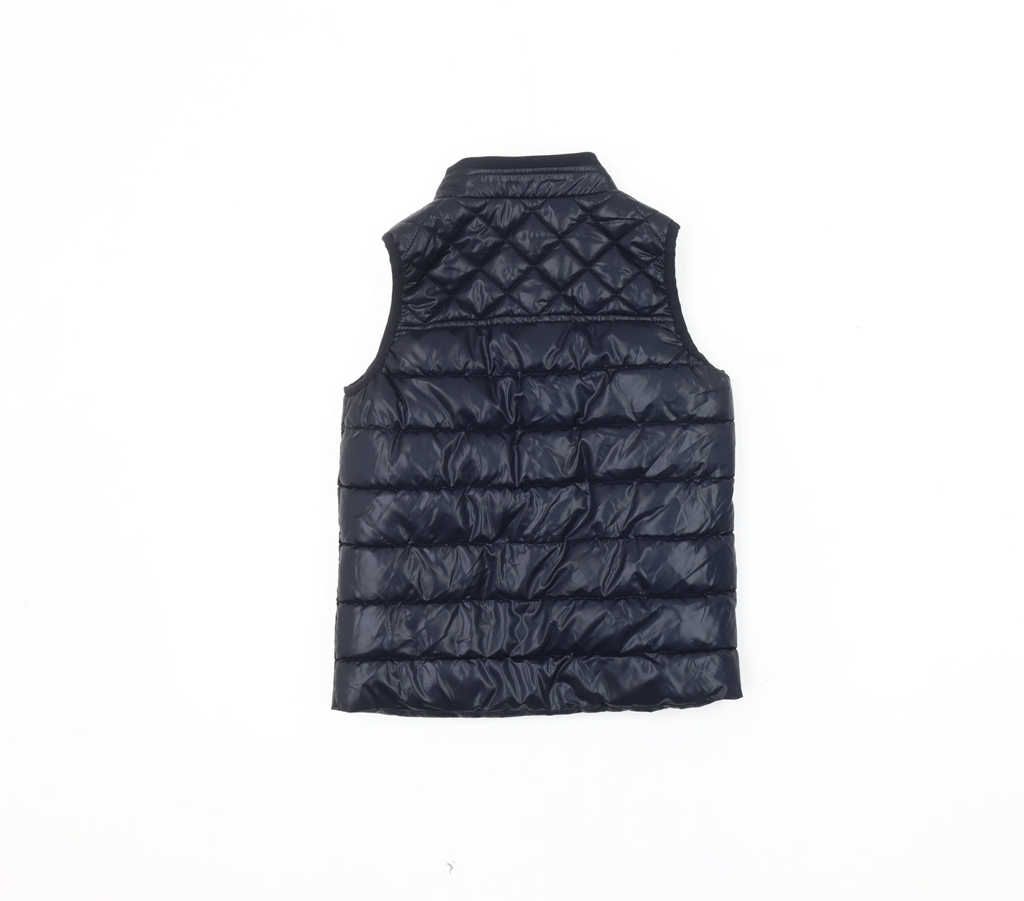 Next Boys Blue Puffer Jacket 4-5 Years - Quilted Sleeveless