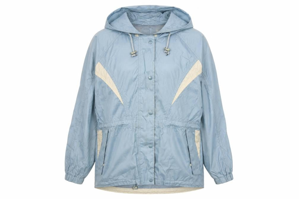 Front view of Arctic Storm Men's Blue Anorak Jacket L Hooded