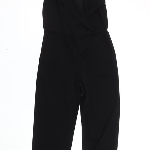 PrettyLittleThing Women's Black Jumpsuit Size 10 Party Wear