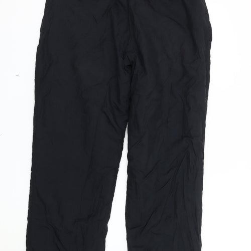 Rodeo Men's Black Nylon Trousers Size 16