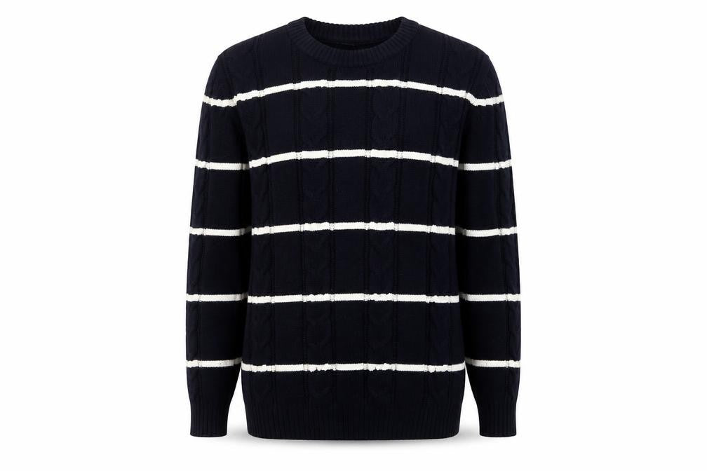 Front view of Marks & Spencer Men's Blue L jumper