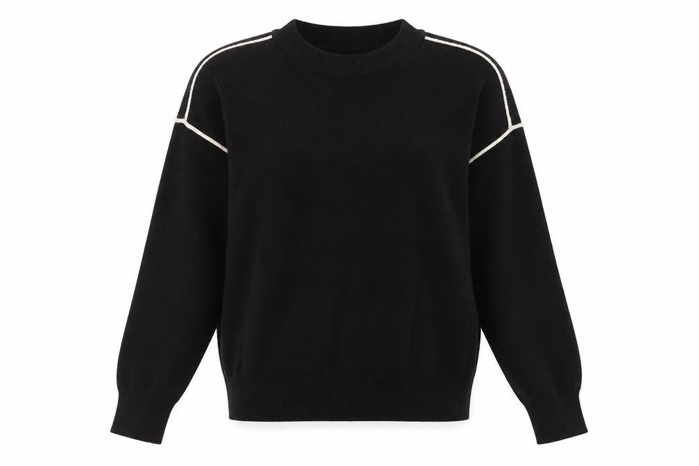 Front view of Marks & Spencer Women's Black Pullover M